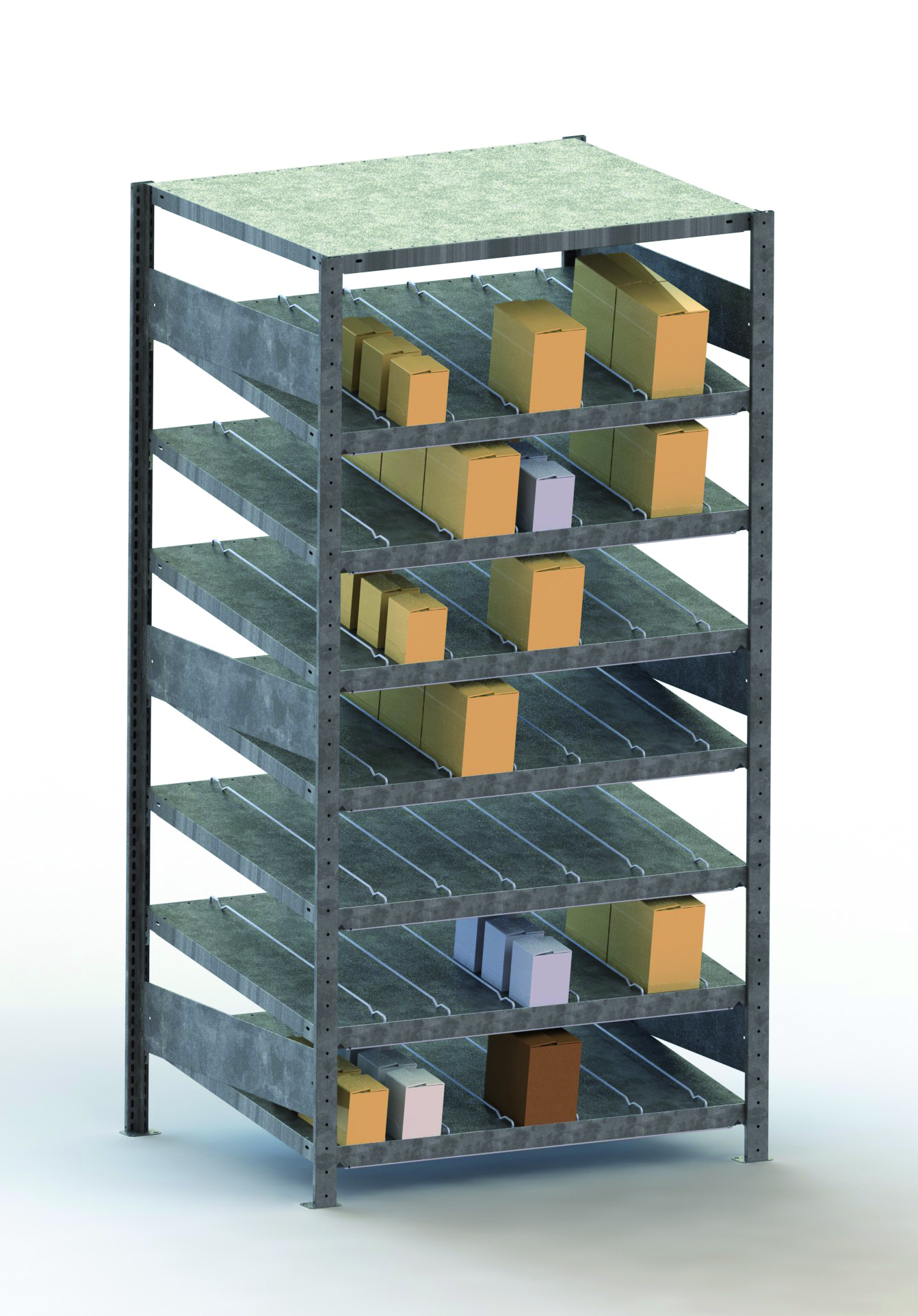 Galvanized Industrial Shelving StorageWorks Inc.