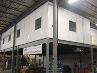 Modular Office on Mezzanine
