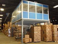 Modular Office on Mezzanine