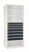Shelving with Modular Drawers